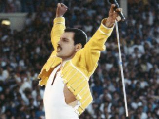 Freddie Mercury en Wembley, 1986. Queen.