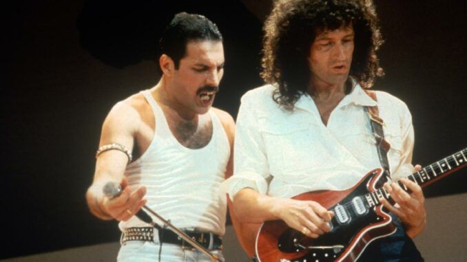 freddie mercury brian may queen live aid 1985 aqueenofmagic