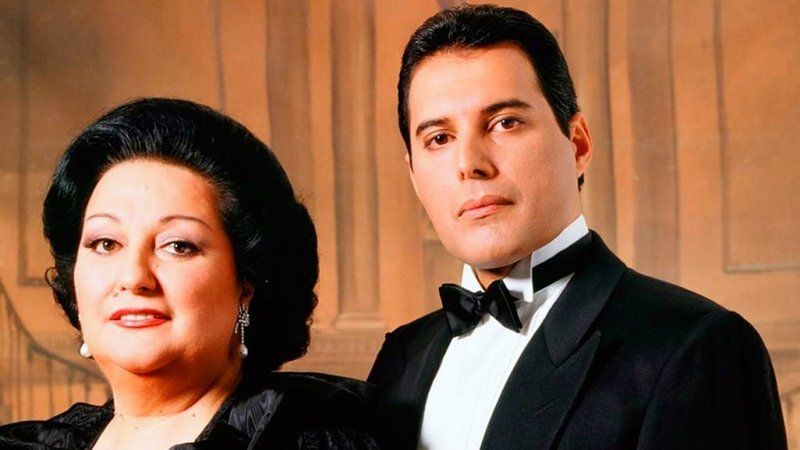 Montserrat Caballé y Freddie Mercury. Queen.