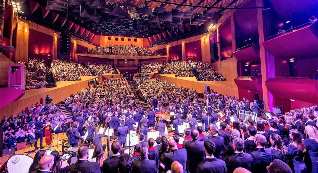 The QUEEN Symphony, Gran Canaria Wind Orchestra (GCWO), Coro de la Orquesta Filarmónica de Gran Canaria y Coro infantil OFGC.