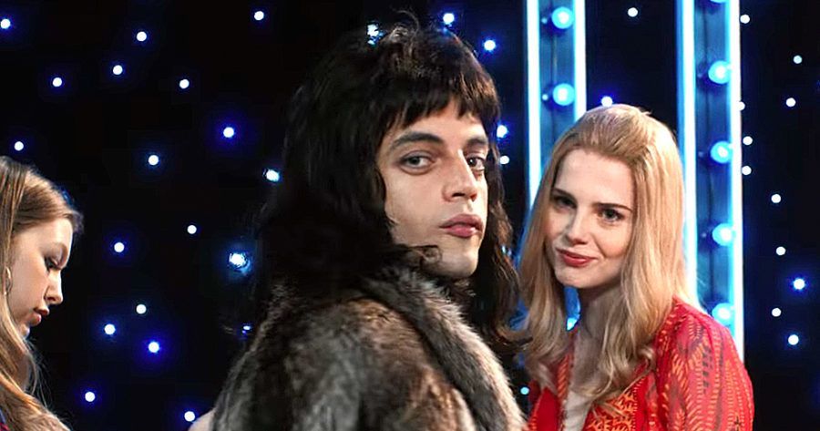 Freddie Mercury y Mary Austin en Bohemian Rhapsody