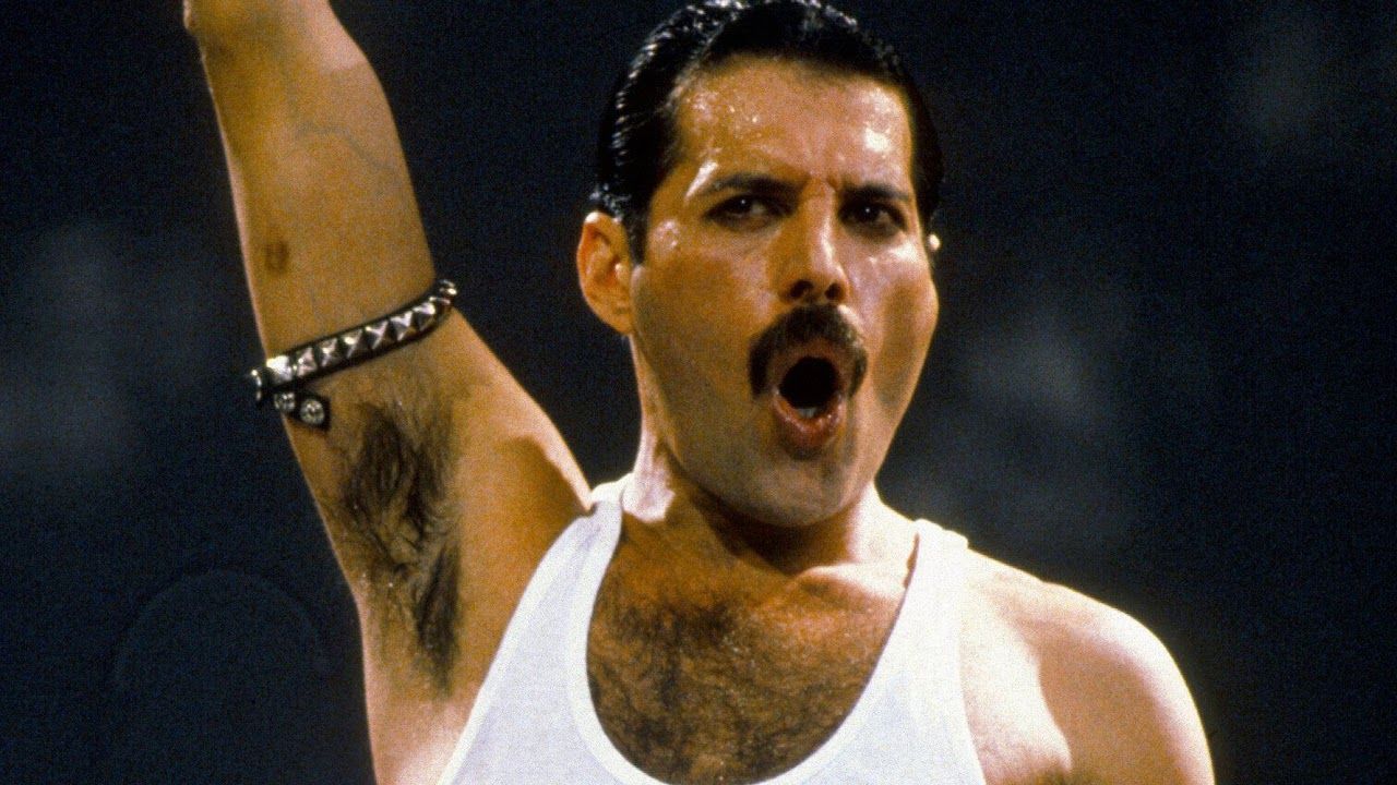 Freddie Mercury. Live Aid 1985 Queen