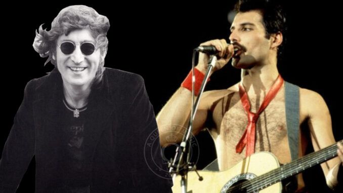 John Lennon Freddie Mercury Queen John Lennon Freddie Mercury Queen