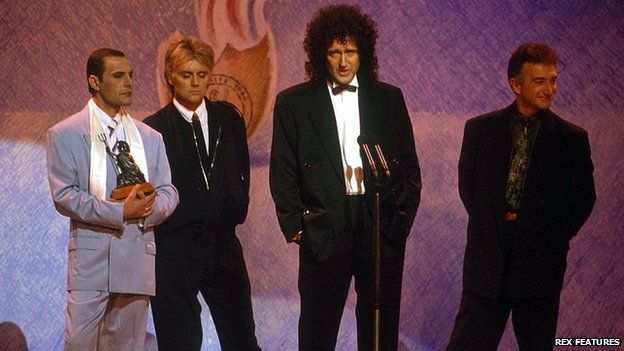 Queen en 1990.