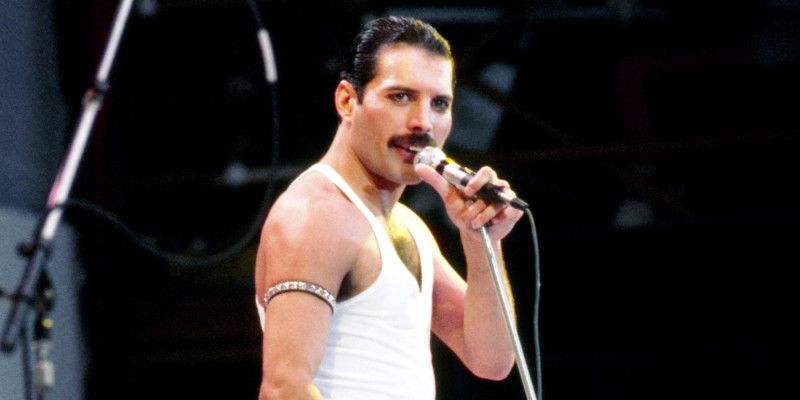 Freddie Mercury en Live Aid.