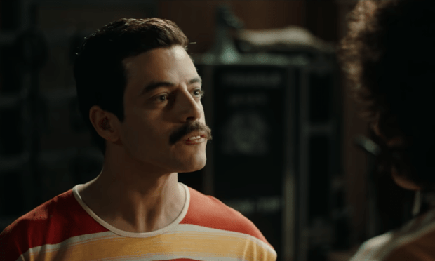 Rami Malek como Freddie Mercury en Bohemian Rhapsody