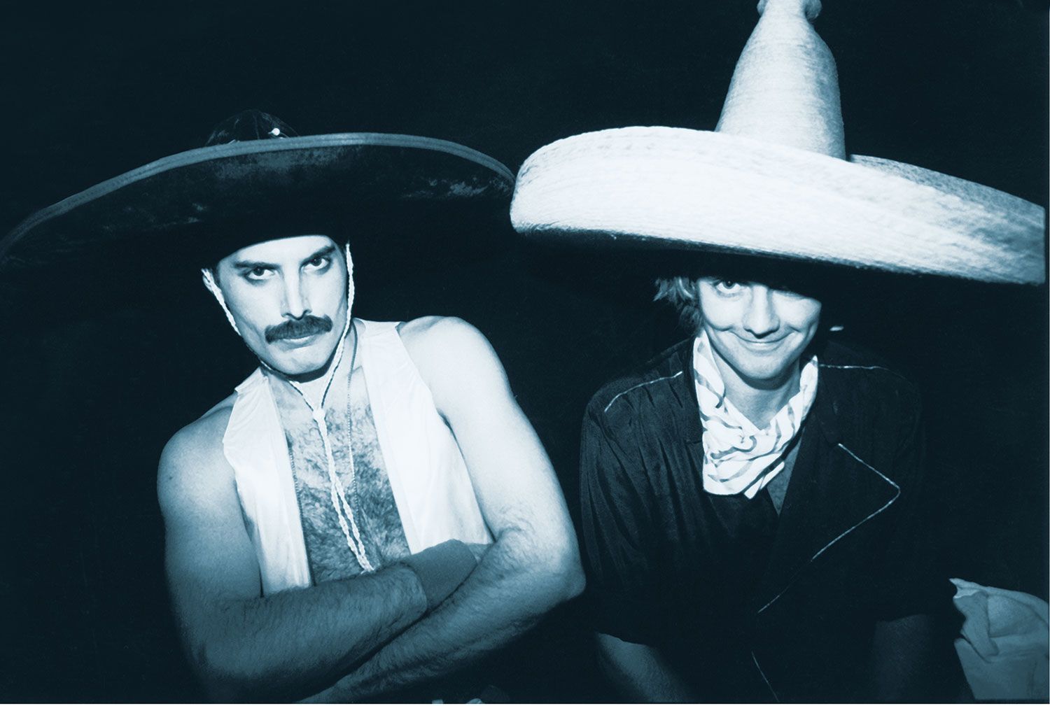 Freddie Mercury y Roger Taylor