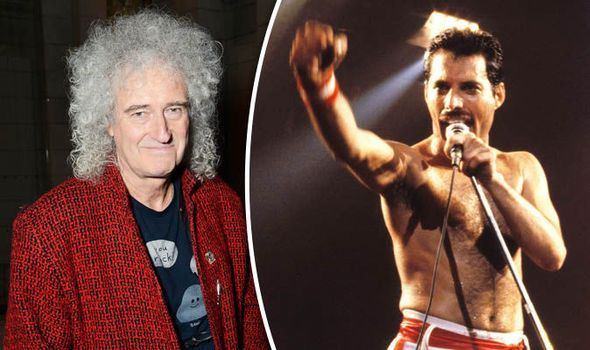 Brian May Freddie Mercury