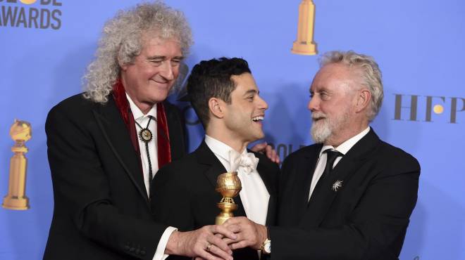 rami malek brian may roger taylor queen