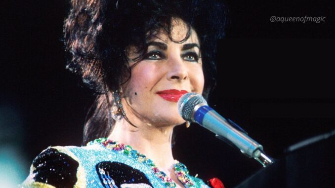 elizabeth taylor tributo freddie mercury wembley aqueenofmagic