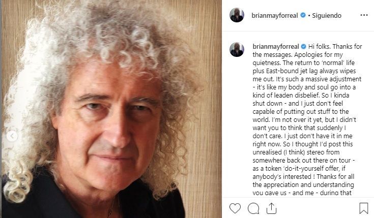 Brian May Instagram