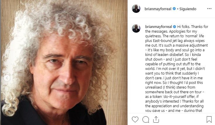 Brian May Instagram