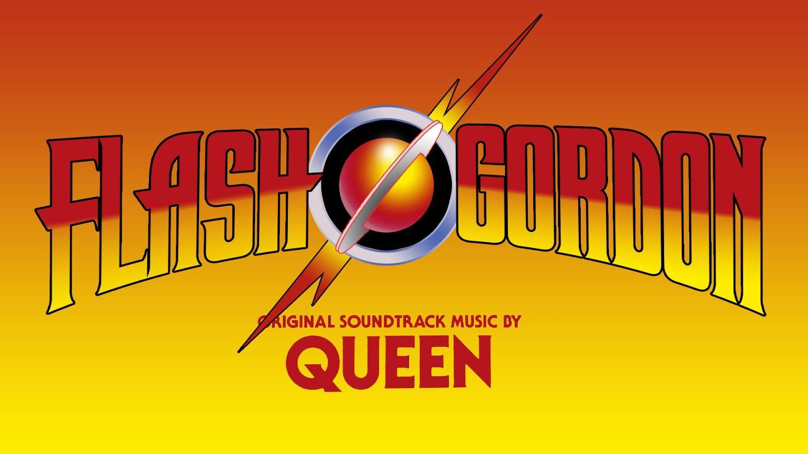 Exhibición de discos de vinilo firmados Queen Flash Gordon 