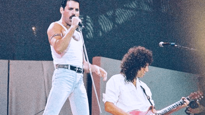 queen live aid wrangler freddie mercury