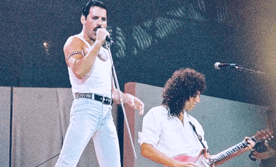 queen live aid wrangler freddie mercury