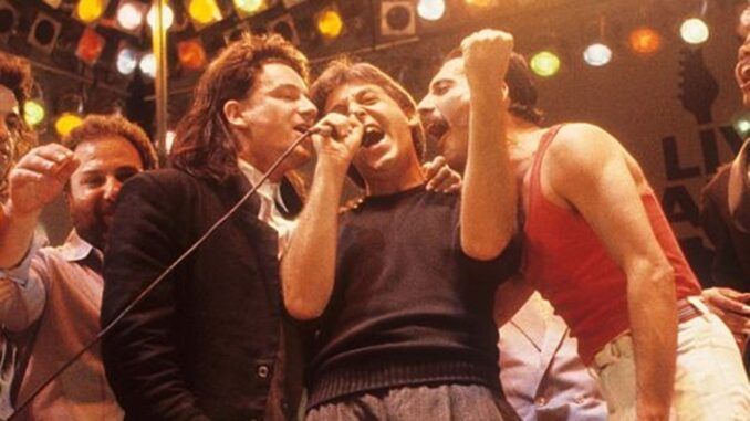 freddie mercury paul mccartney live aid