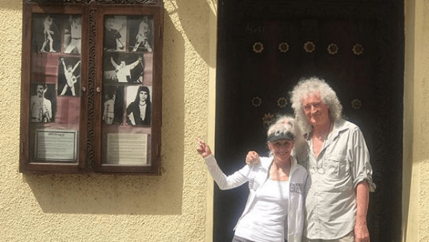 brian may freddie mercury museo