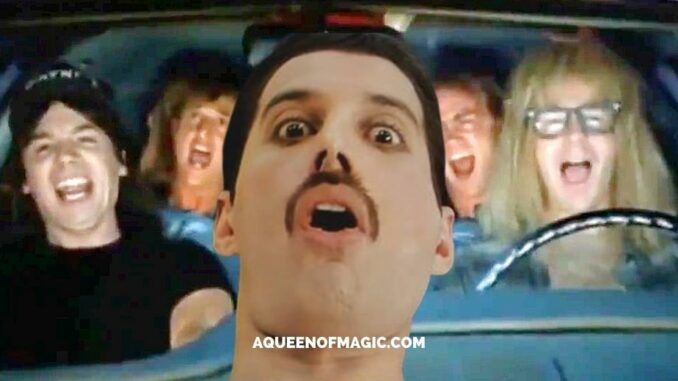 freddie mercury wayne's world bohemian rhapsody