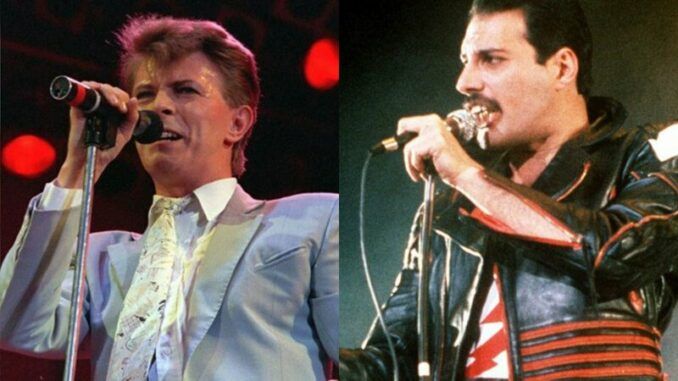 david bowie freddie mercury queen under pressure david bowie freddie mercury queen under pressure