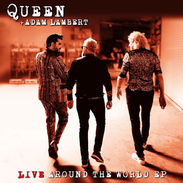 Queen + Adam Lambert - Live Around The World EP - Cover Art