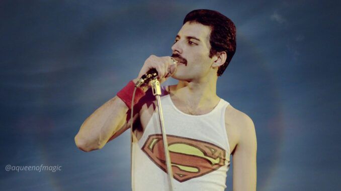 freddie mercury queen 1981 superman aqueenofmagic