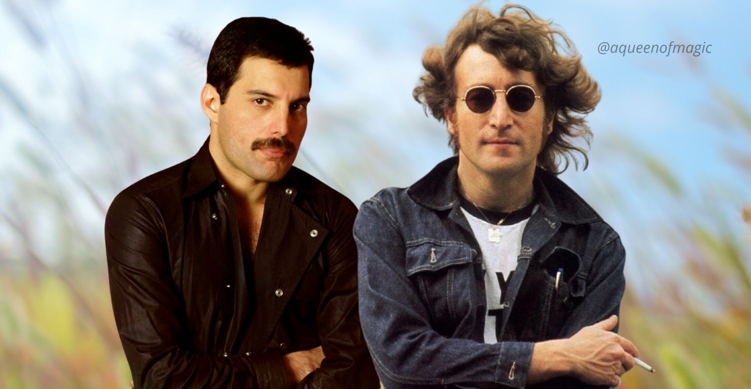 freddie mercury queen beatles john lennon hot space aqueenofmagic