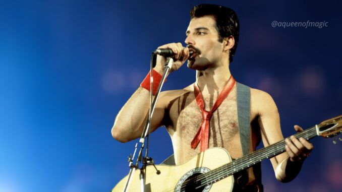 freddie mercury queen guitar guitarra crazy tour aqueenofmagic