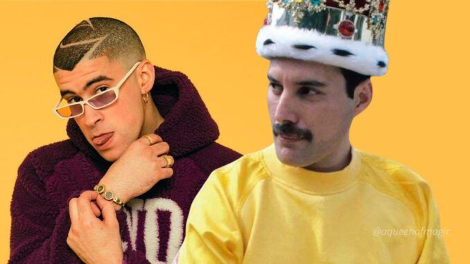 bad bunny freddie mercury queen aqueenofmagic