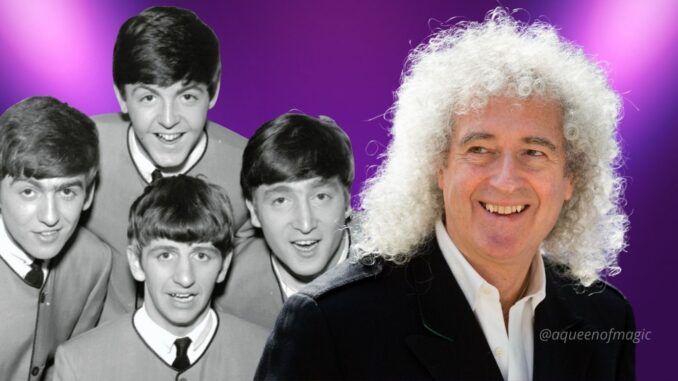 brian may queen the beatles aqueenofmagic