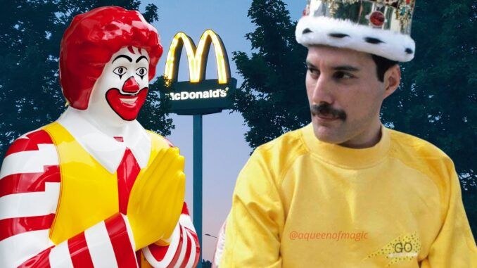 freddie mercury queen mcdonalds aqueenofmagic