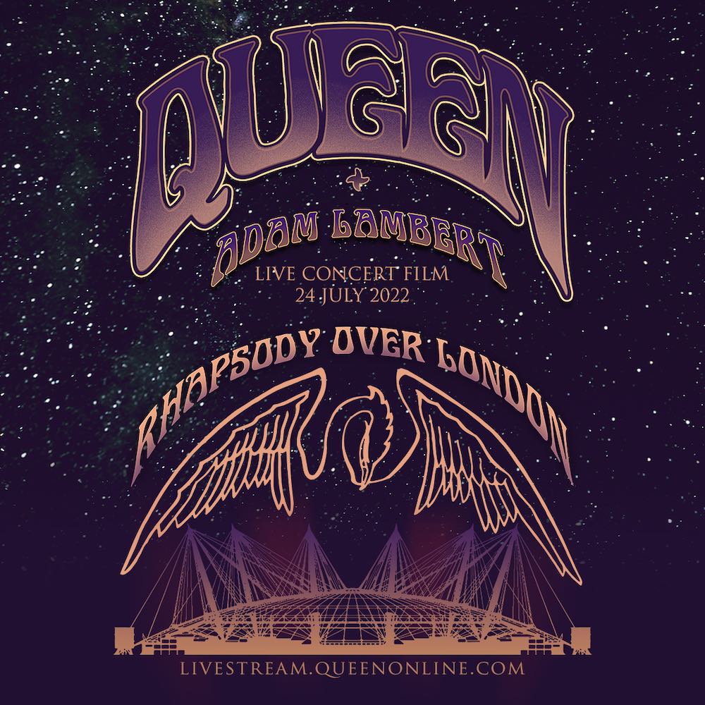 queen rhapsody over london adam lambert