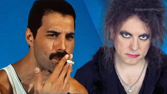 freddie mercury robert smith queen the cure aqueenofmagic