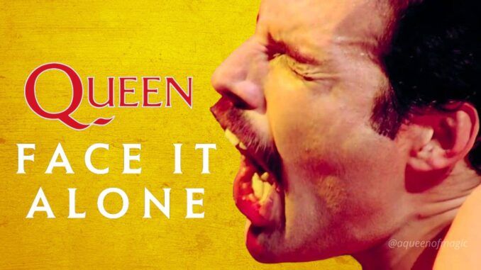 queen freddie mercury face it alone aqueenofmagic