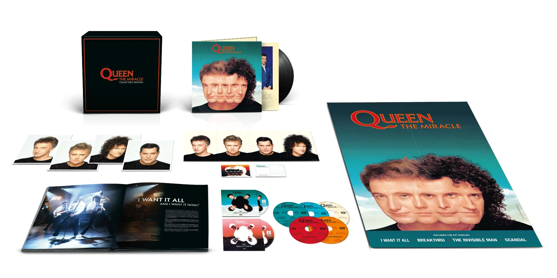 Queen The Miracle Super Deluxe Collectors Edition