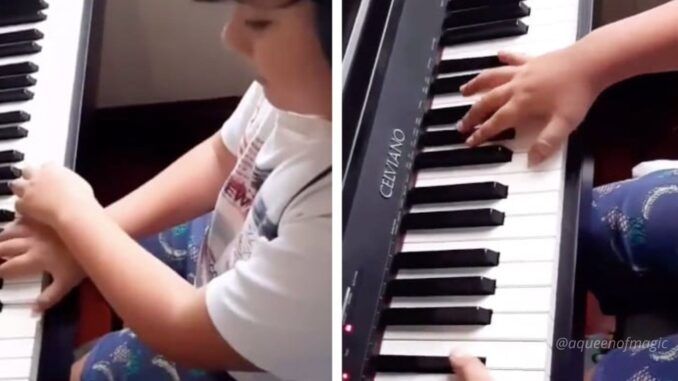 niño bohemian rhapsody queen piano aqueenofmagic