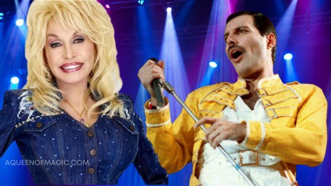 dolly parton freddie mercury queen aqueenofmagic