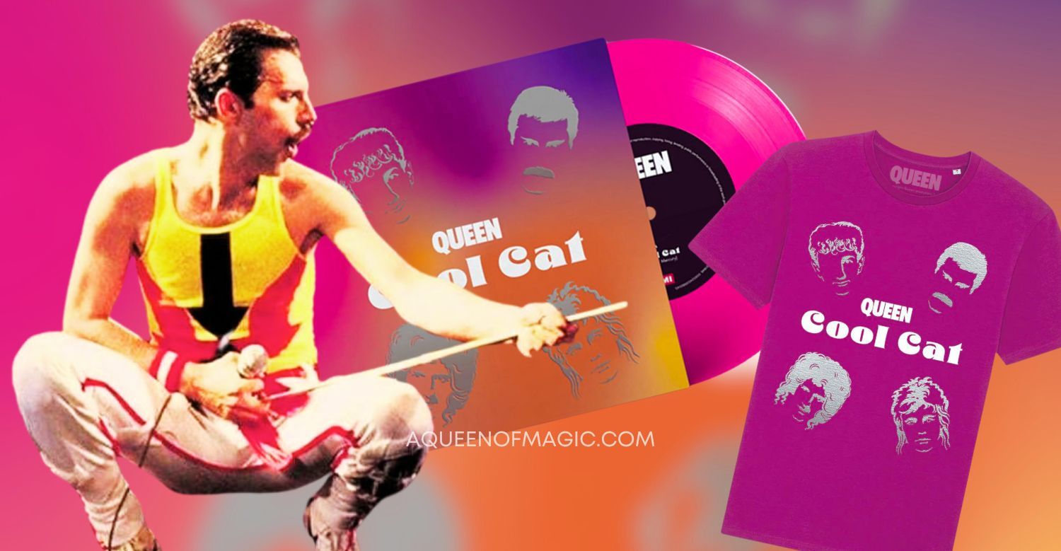 queen cool cat vinilo camiseta aqueenofmagic