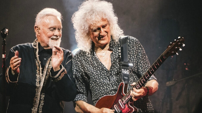 Brian May y Roger Taylor vuelven a compartir escenario en Londres (1)